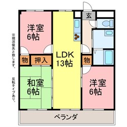 ヴィンテージ本多Ⅱの物件間取画像